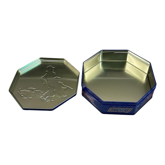 1997 Snickers Tin Canister Norman Rockwell Circa 1949 Collectible Octagon VTG - Picture 5 of 5